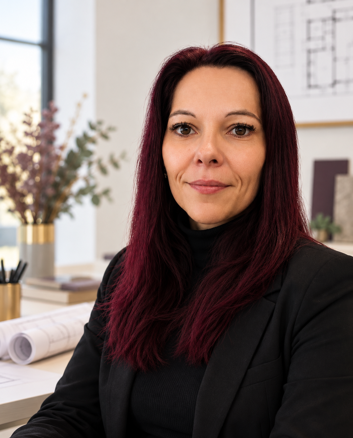 Joanna, fondatrice d’AM-CONCEPT54 et dessinatrice en bâtiment