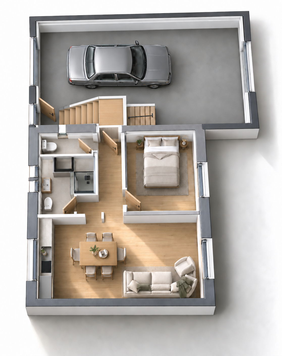 Plan 3D du projet